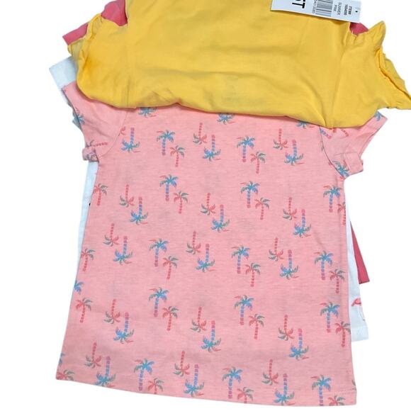 Pekkle Girls Floral Pineapple Shorts & Shirts 8 Piece Set Size 5 NWT - Picture 10 of 13